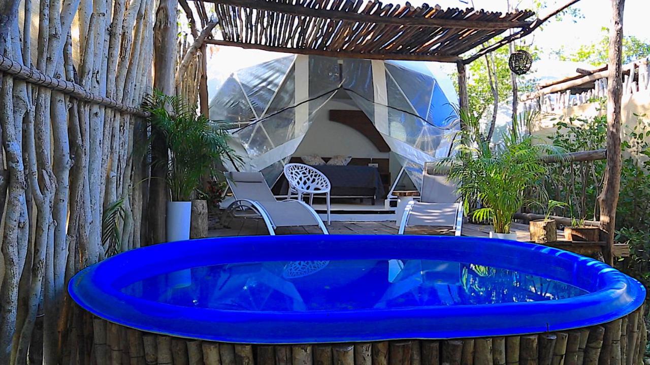 Hotel Glamping Tulum With Private Mini Pool Exteriér fotografie